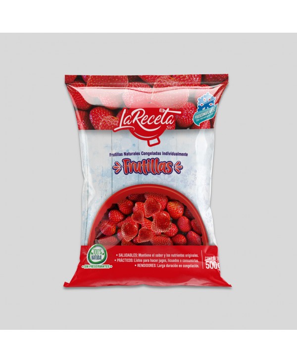 Frutilla sin cadiz congelada IQF